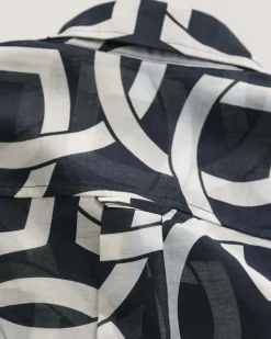 GANT - REG MONOGRAM PRINT BLOUSE